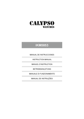 Calypso Watches IKM5853 Betriebsanleitung
