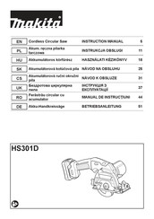 Makita HS301D Betriebsanleitung