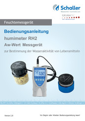 Schaller humimeter RH2 Bedienungsanleitung
