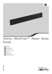 SOMFY Oximo WireFree Anleitung