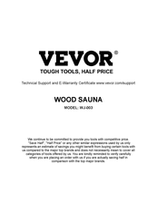 VEVOR WJ-003 Bedienungsanleitung