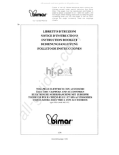 Bimar hi-pet PTE1 Bedienungsanleitung