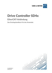 SIEB & MEYER SD4 Serie Handbuch Für Anwender