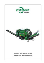 ZEMMLER MS4200 Betriebs- Und Wartungsanleitung