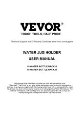 VEVOR 5 WASSERFLASCHENHALTER-B Benutzerhandbuch