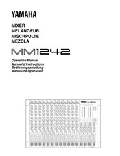 Yamaha MM1242 Bedienungsanleitung