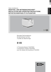 Helios B VDD 710/4 Montage- Und Betriebsvorschrift
