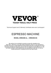 VEVOR CM5020B-GS Bedienungsanleitung
