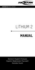 ANSMANN Lithium 2 Bedienungsanleitung