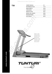 Tunturi T30 loopband Betriebsanleitung