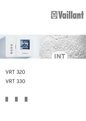 Vaillant VRT 320 Bedienungsanleitung