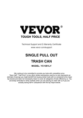VEVOR YC1351LY Bedienungsanleitung