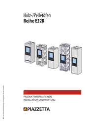 Piazzetta E228 M Produktinformationen, Installation Und Wartung