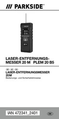 Parkside 472341 2401 Bedienungs- Und Sicherheitshinweise