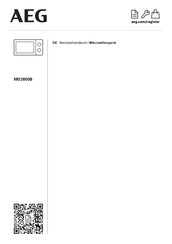 Aeg MG2600B Benutzerhandbuch
