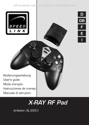 SPEEDLINK X-RAY RF Pad Bedienungsanleitung