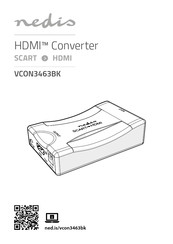 nedis VCON3463BK Kurzanleitung