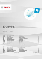 Bosch ErgoMix MS6 Serie Gebrauchsanleitung