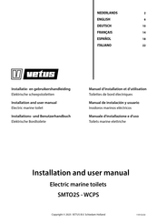 Vetus SMTO2S Installations- Und Benutzerhandbuch