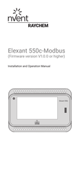 nVent RAYCHEM Elexant 550c-Modbus Installations- Und Bedienungsanleitung