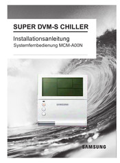 Samsung MCM-A00N Installationsanleitung