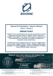 Zodiac X10CC Bedienungsanleitung