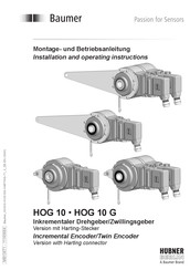Baumer HOG 10 Montage- Und Betriebsanleitung