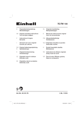 EINHELL 45.101.70 Originalbetriebsanleitung