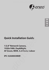 Eneo IPC-52A0003M0B Schnellinstalationsanleitung
