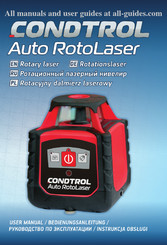 CONDTROL Auto RotoLaser Bedienungsanleitung