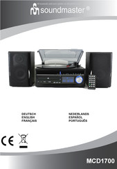 Soundmaster MCD1700 Bedienungsanleitung