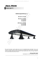 Aqua Medic Ocean Light T5 Bedienungsanleitung