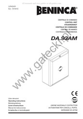 Beninca DA.93AM Betriebsanleitung
