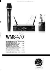 AKG WMS470 Bedienungsanleitung