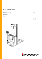 Jungheinrich EJC 212 Betriebsanleitung