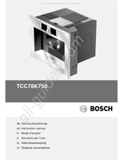 Bosch TCC78K750 Gebrauchsanleitung