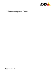 Axis Communications W120 Benutzerhandbuch