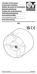 Vortice MG 120T Betriebsanleitung