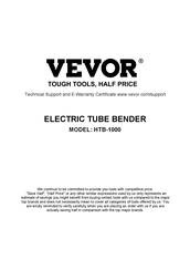 VEVOR HTB-1000 Bedienungsanleitung