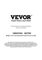 Vevor HY-0.1 Bedienungsanleitung