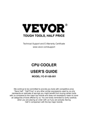 Vevor YC-01-SS-001 Benutzerhandbuch