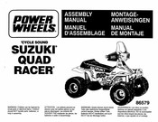 Power Wheels 'CYCLE SOUND SUZUKI QUAD RACER 86579 Montageanweisungen