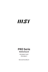 MSI PRO Serie Benutzerhandbuch