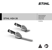 Stihl HSA 26 Gebrauchsanleitung