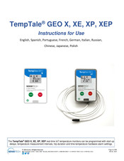 Sensitech TempTale XP Bedienungsanleitung