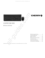 Cherry DW 3000 Bedienungsanleitung