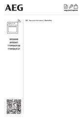 AEG BP9200T Benutzerinformation