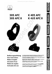 AKG K 405 AFC II Bedienungsanleitung