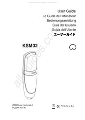 Shure KSM32 Bedienungsanleitung