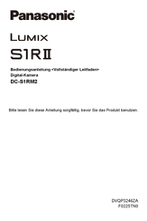 Panasonic Lumix S1RII Bedienungsanleitung